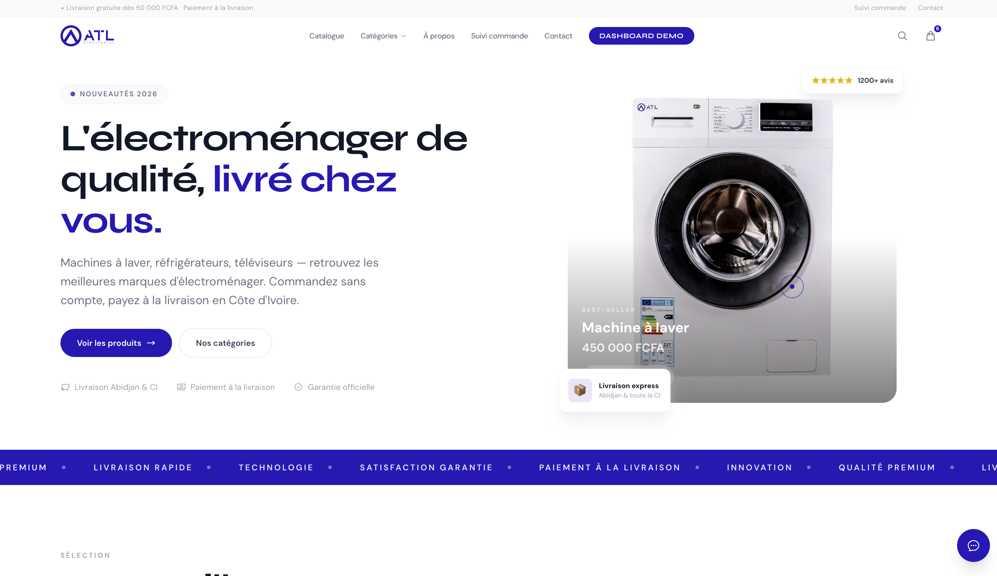 ATL Website screenshot 0