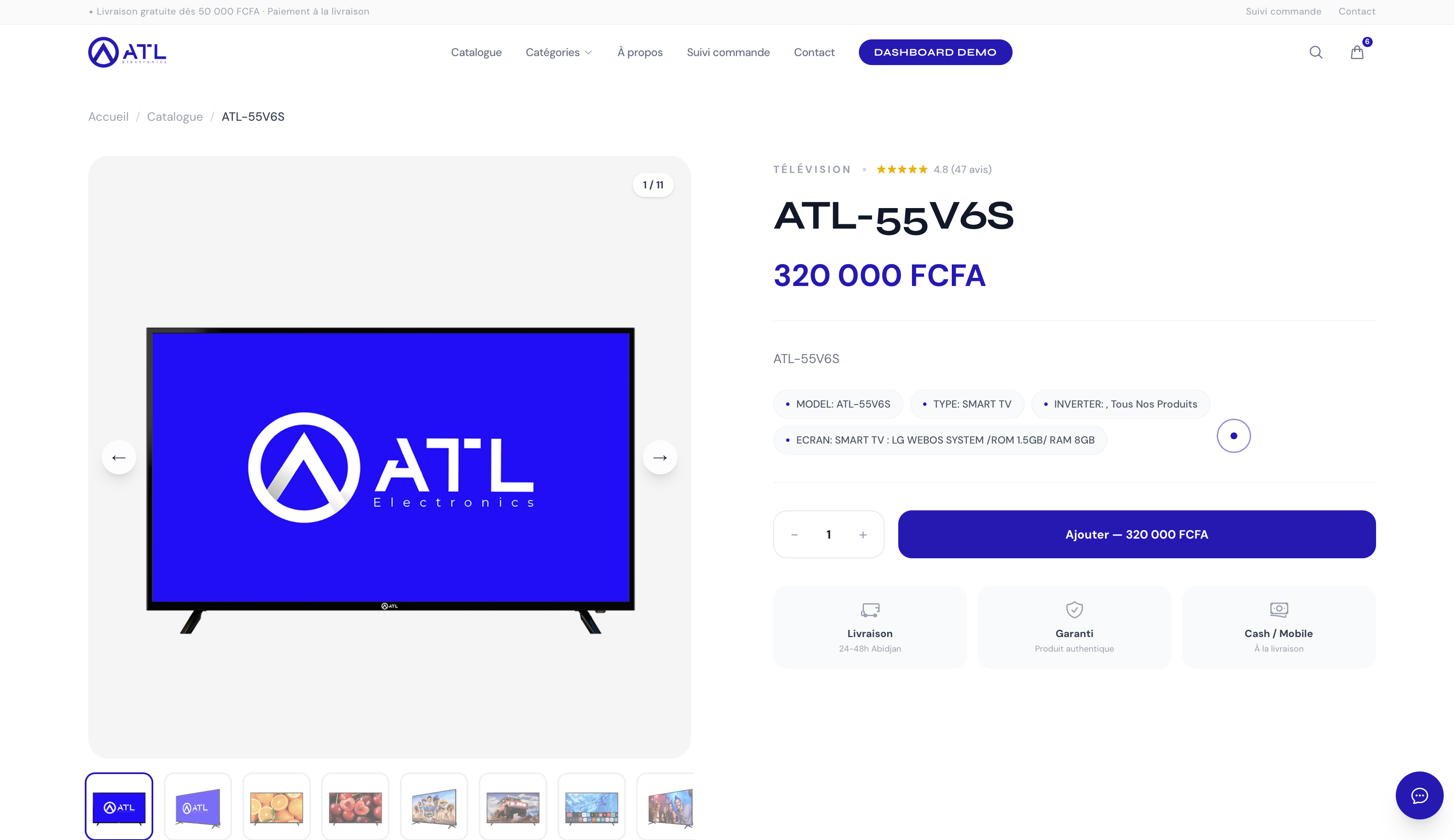 ATL Website screenshot 3