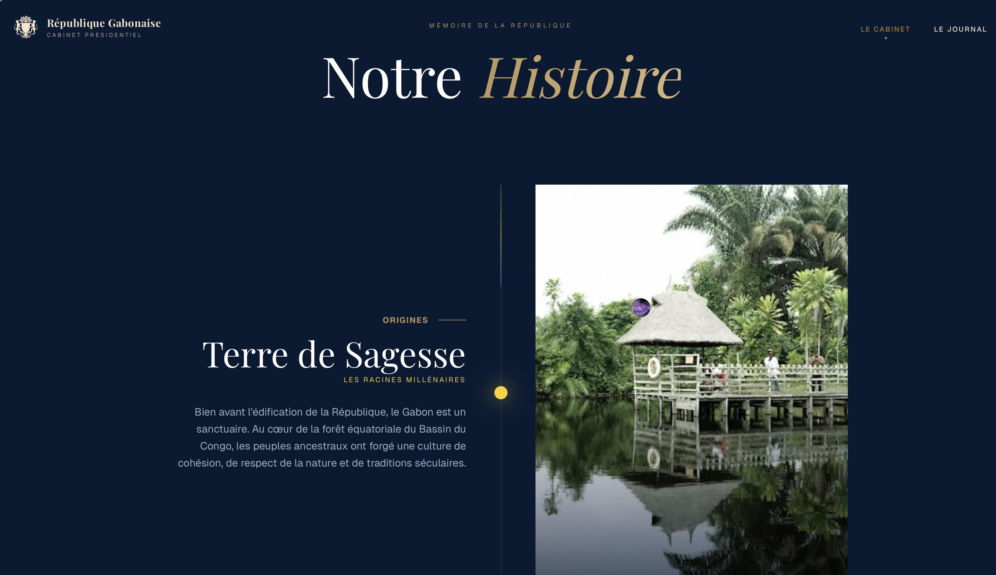 Cabinet Présidence Gabon screenshot 2