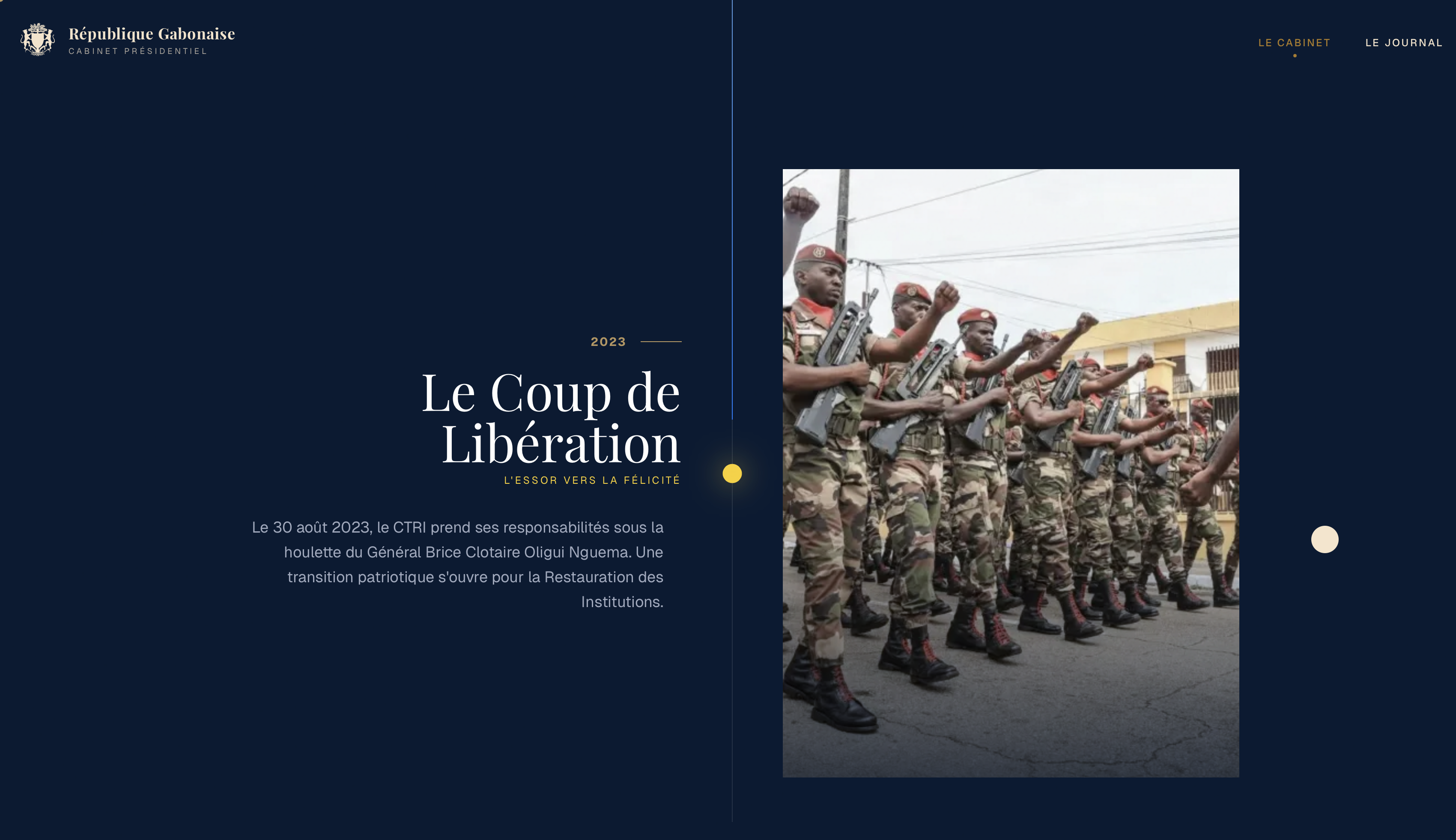 Cabinet Présidence Gabon screenshot 4