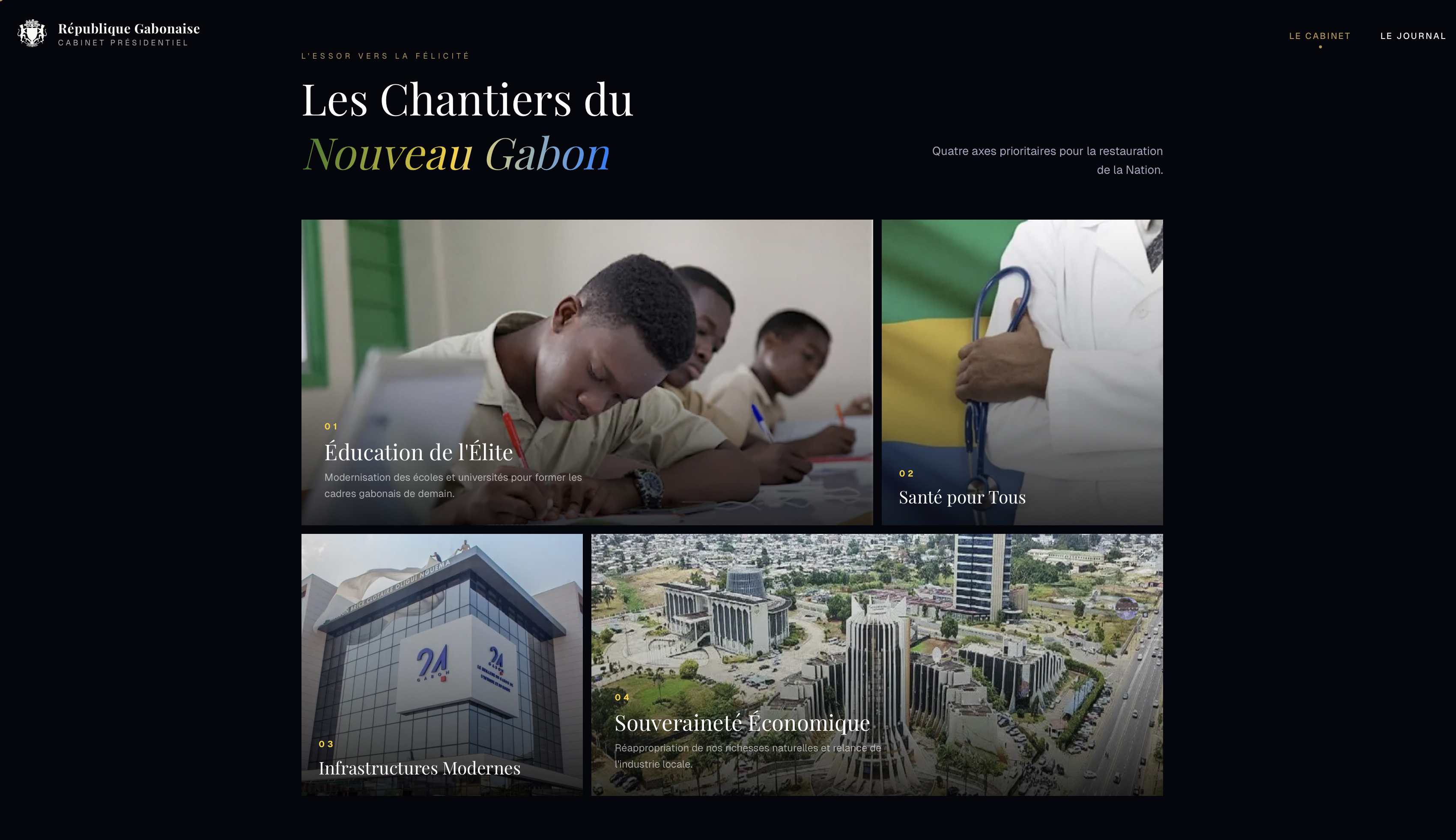 Cabinet Présidence Gabon screenshot 5