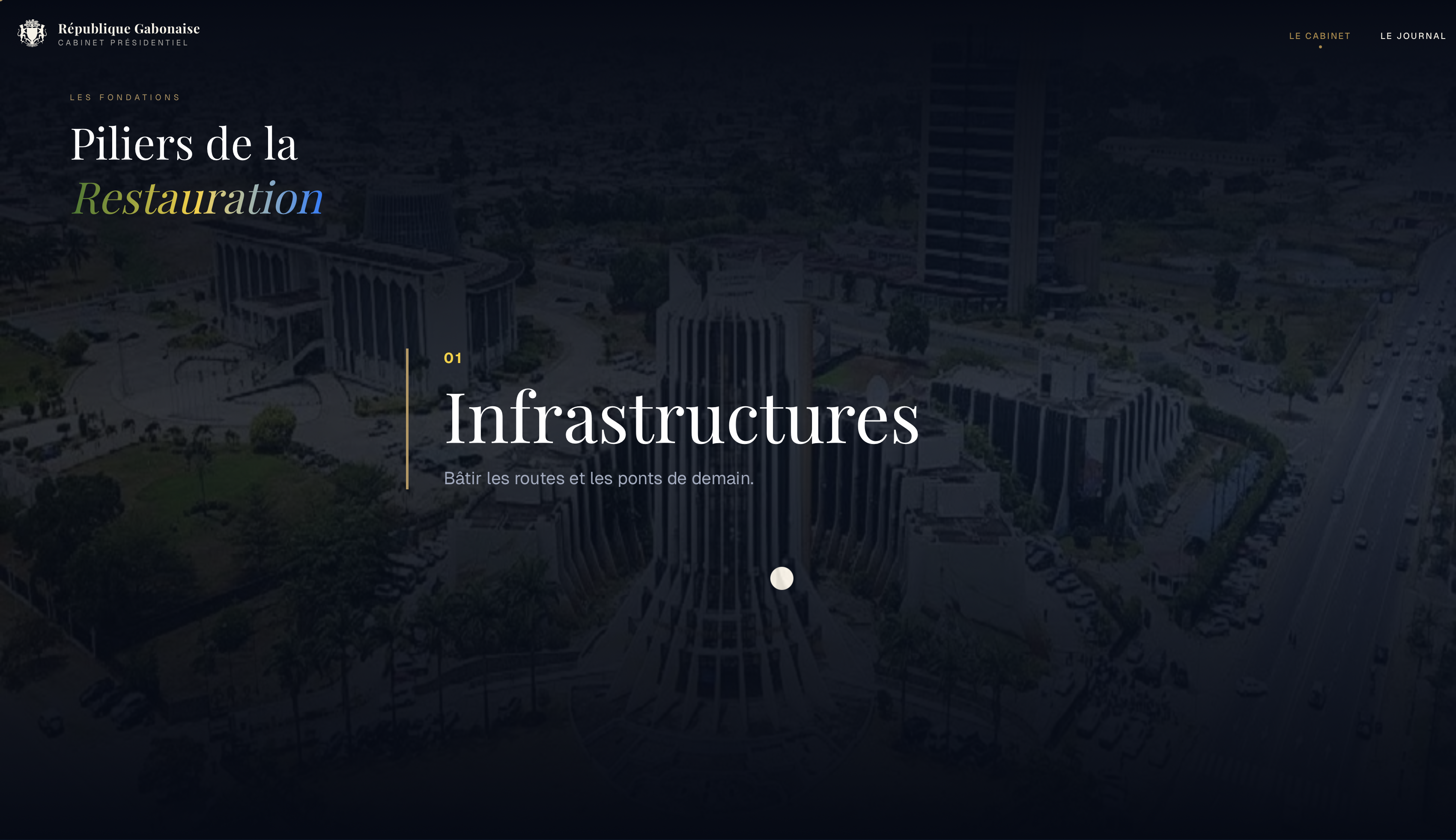 Cabinet Présidence Gabon screenshot 6