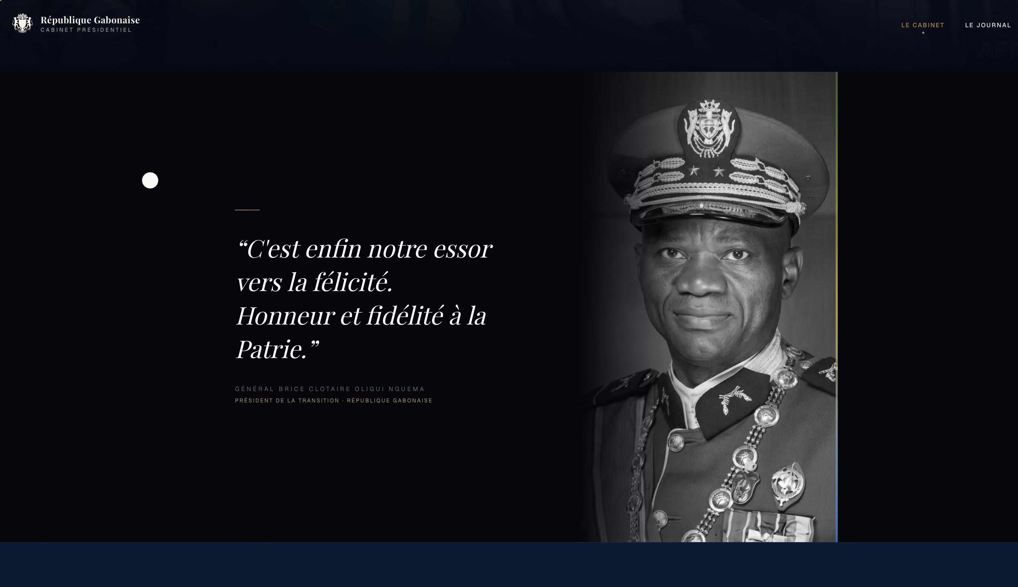 Cabinet Présidence Gabon screenshot 8